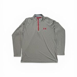 Under Armour Gray and Red Pullover